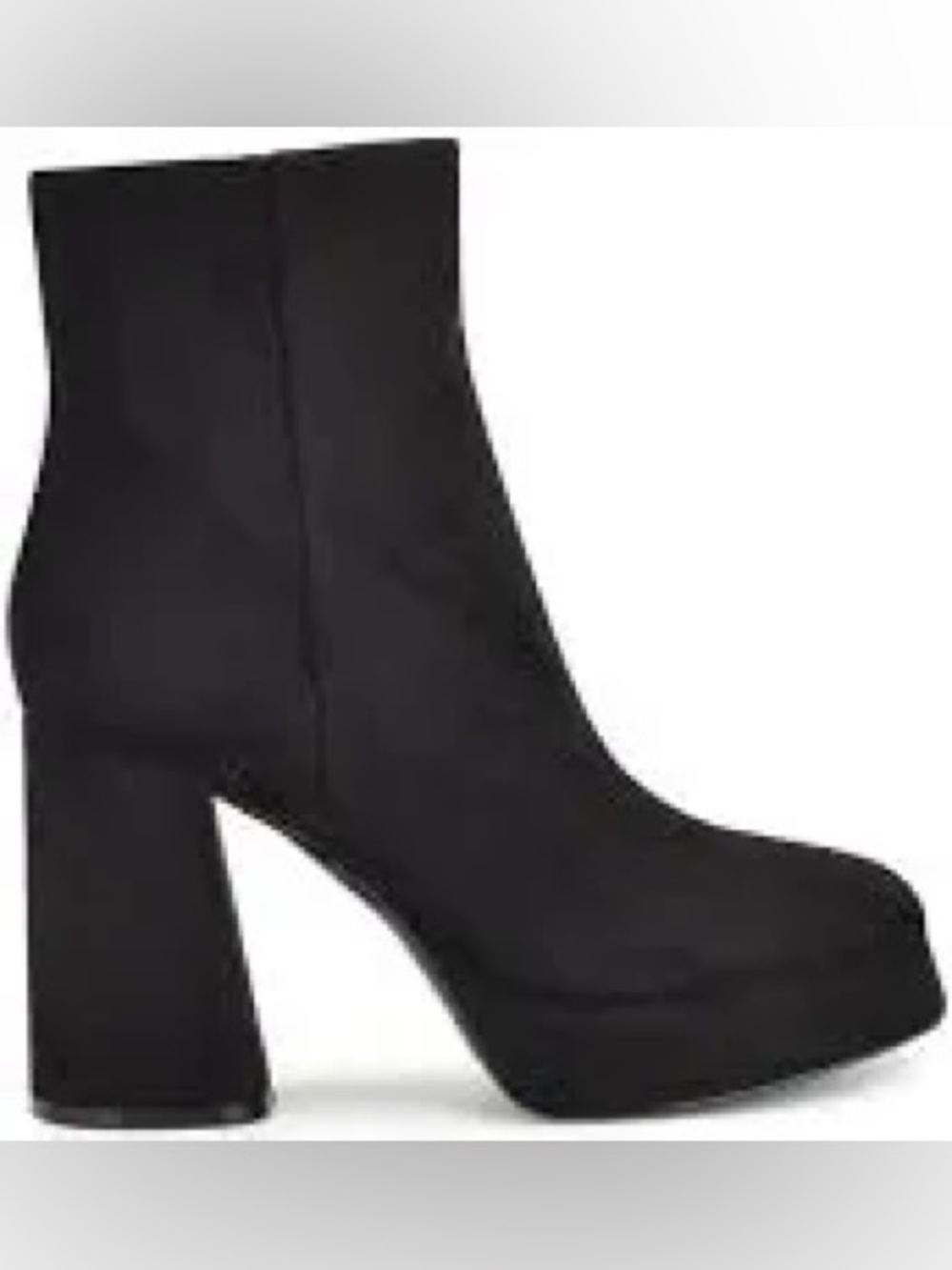 Nine west velo black suede platform boots new in box 10 m